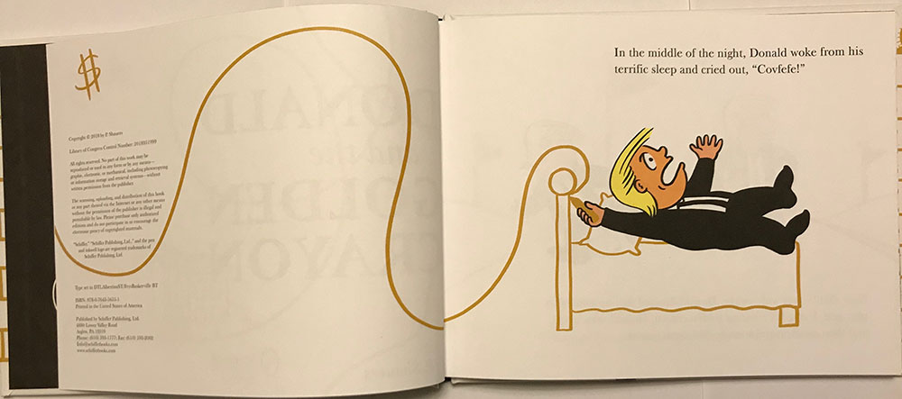 P. Shauers, Donald and the Golden Crayon: opening page