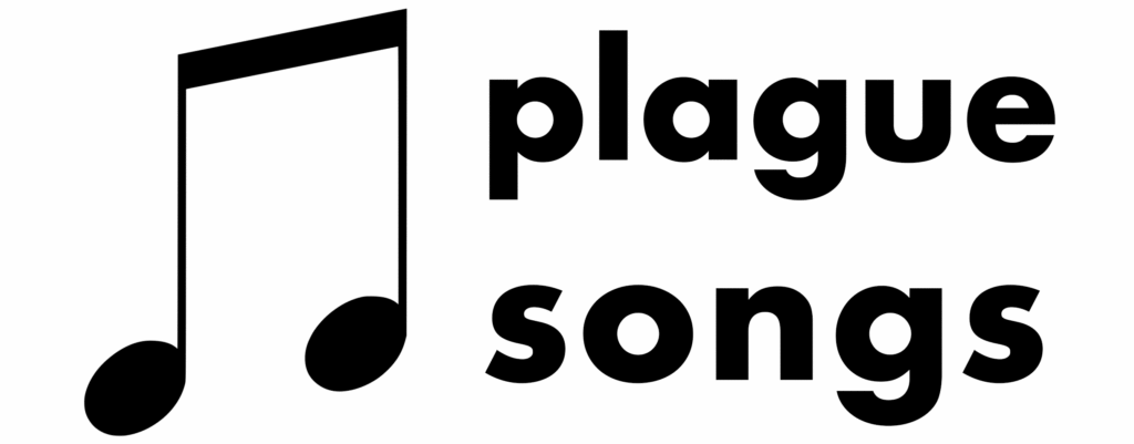 This image has an empty alt attribute; its file name is plague_songs_logo-1024x401.gif
