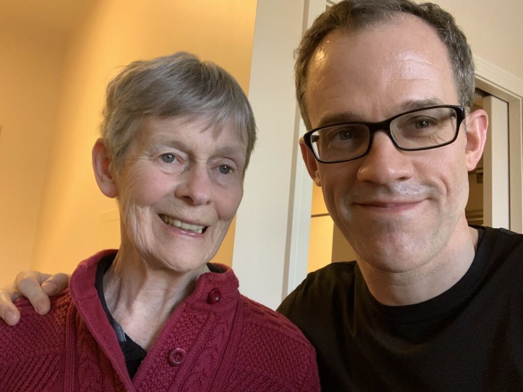 Mom and Me, Lincoln, Mass., 7 Mar. 2020