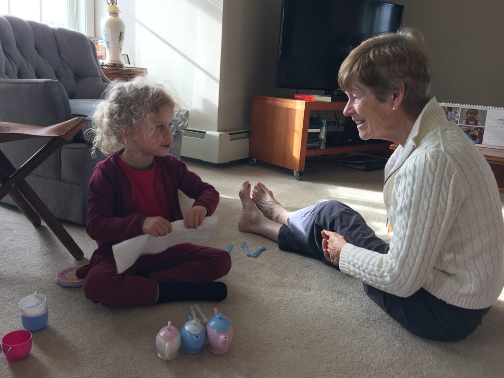 photo of Gloria and her granddaughter Emily, 2015.